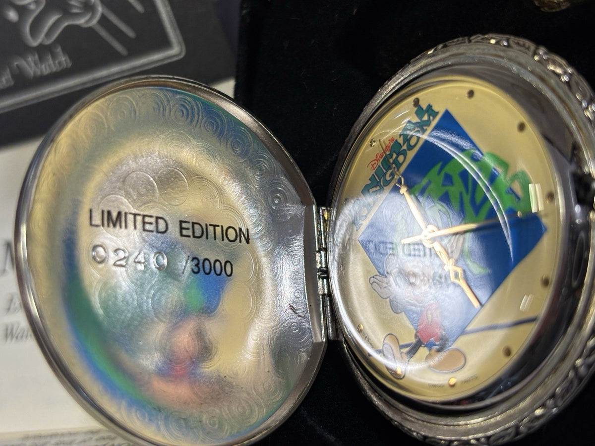 4x Disney Parks Pocket Watches. Vintage /3000