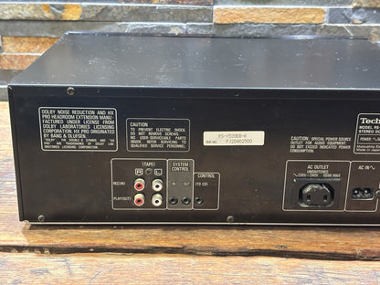 Technics 360 Series RS-X520 Twin Cassette Deck. Read Description