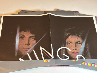 Paul McCartney & Wings Wings Over America Vinyl UK 1976 1st Press 3 LP & Poster