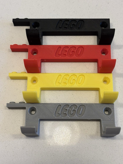 4x Lego Speed Champions & Mini Figure Wall Mount Display Bracket (Colour Options)