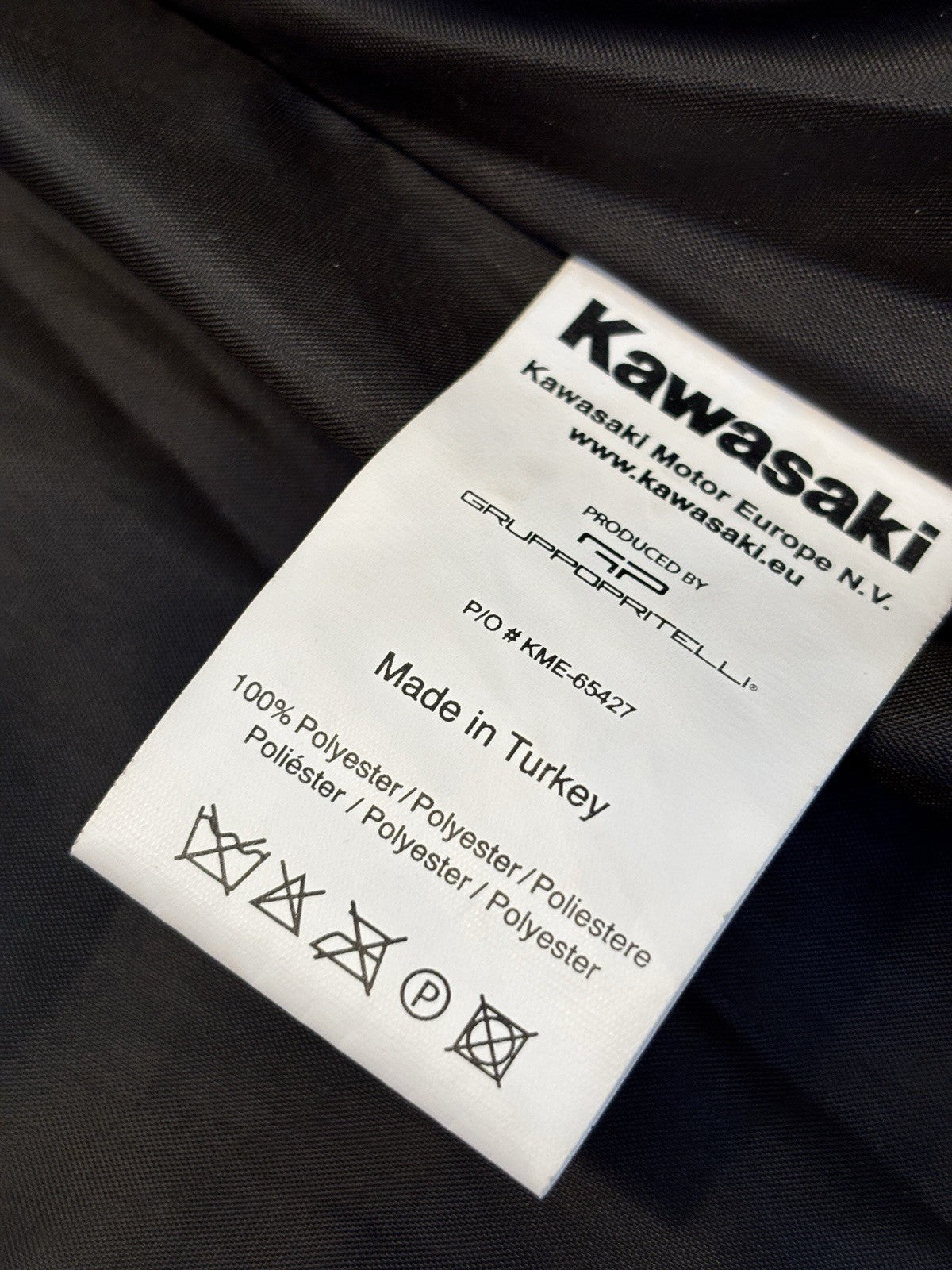 Kawasaki Sports Coat Jacket Hooded Padded Rare