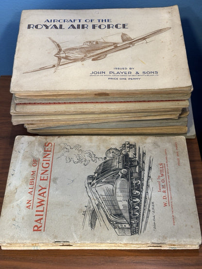 16x Vintage Cigarette Card Complete Albums