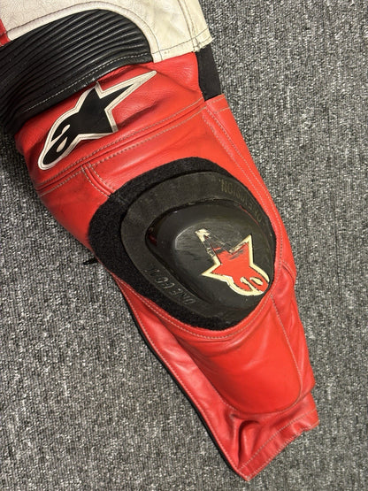 Alpinestars One Piece Leather Suit Size 42 (EUR 52)