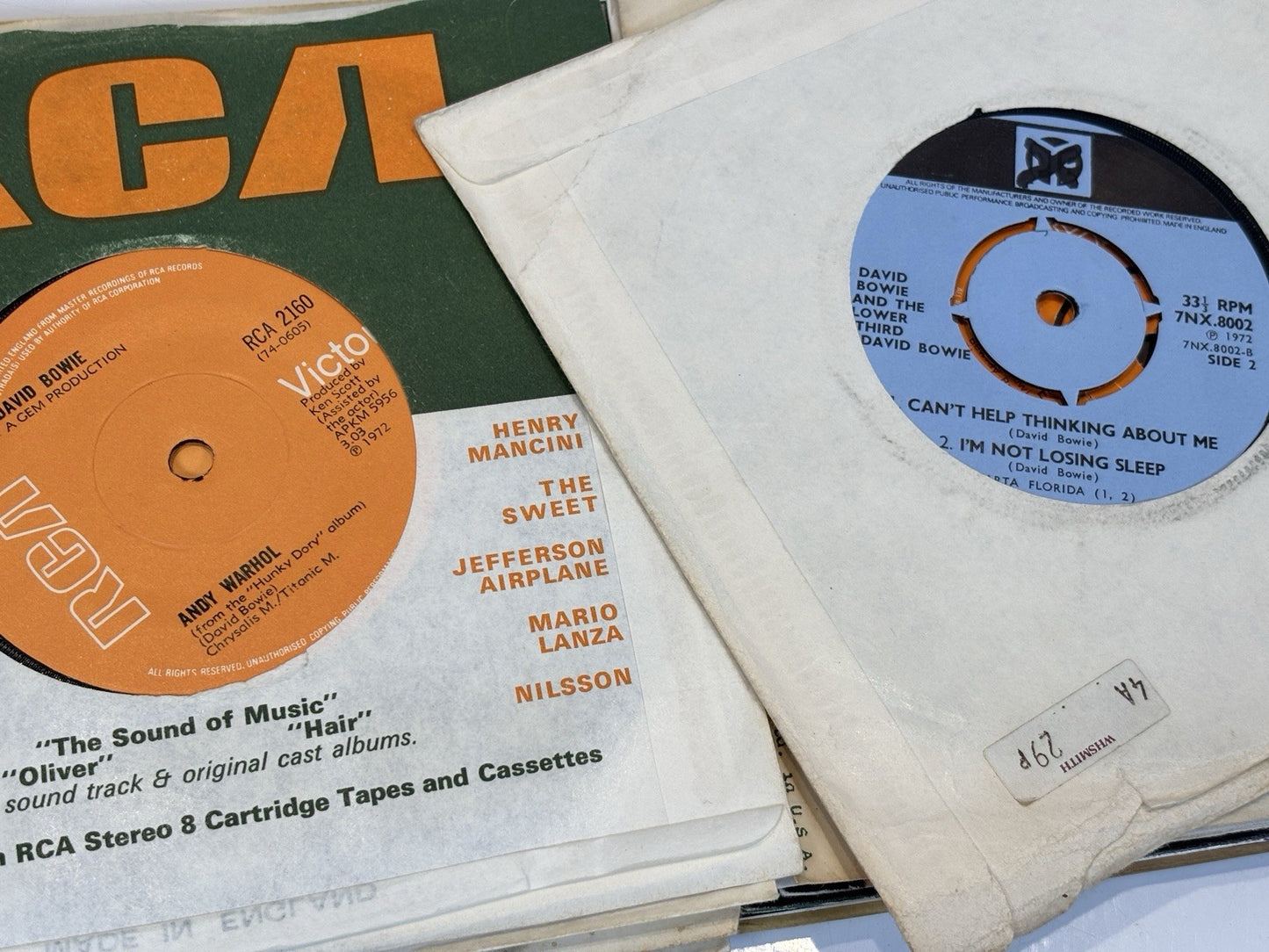 23x David Bowie 7” Bundle Vinyl Singles