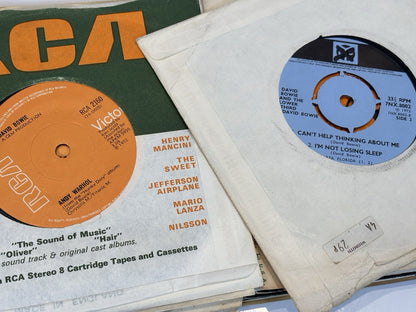 23x David Bowie 7” Bundle Vinyl Singles