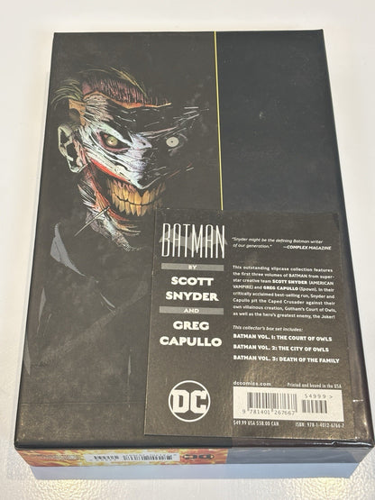 Box Set of 3 Graphic Novels Batman By Scott Snyder & Greg Capullo Paperback 2016