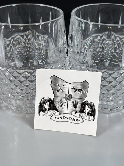 Set Of Van Daemon Whiskey Glass, great quality.